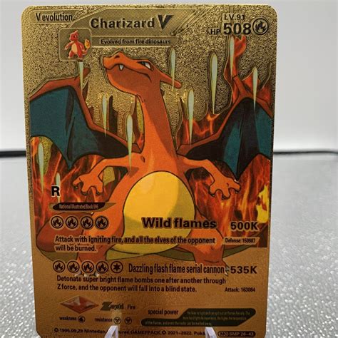 charizard v lv 91 hp 508 gold price|pokemon v evolution charizard.